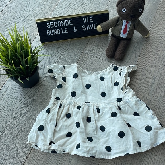 Baby Gap polka dot top 18-24 months - Picture 3 of 4